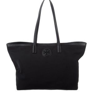 Tory Burch Nylon Black Tote Bag